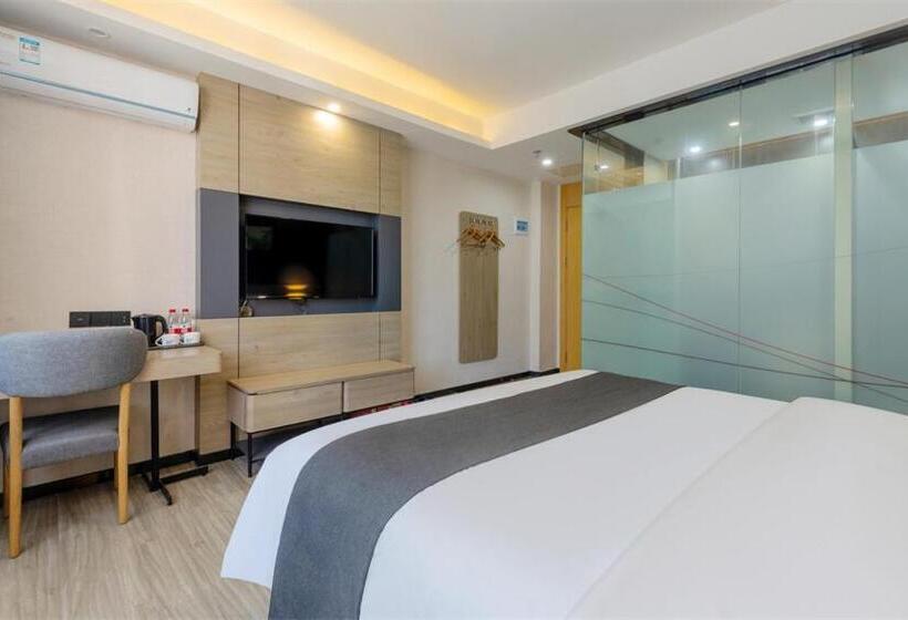 Номер Стандарт, Thank Inn Chain Hotel Guangdong Qingyuan Fogang County 106 National Road