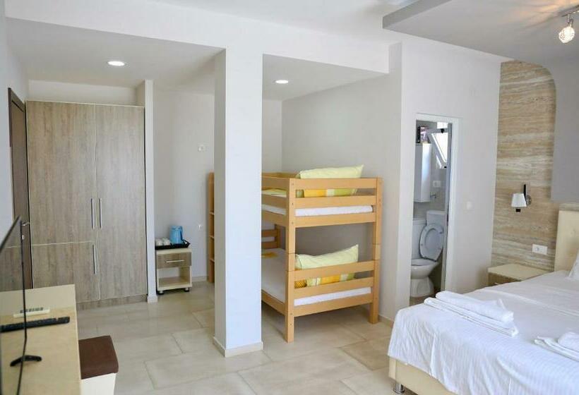 اتاق استاندارد با بالکن و چشمانداز دریا, Victoria Apartments