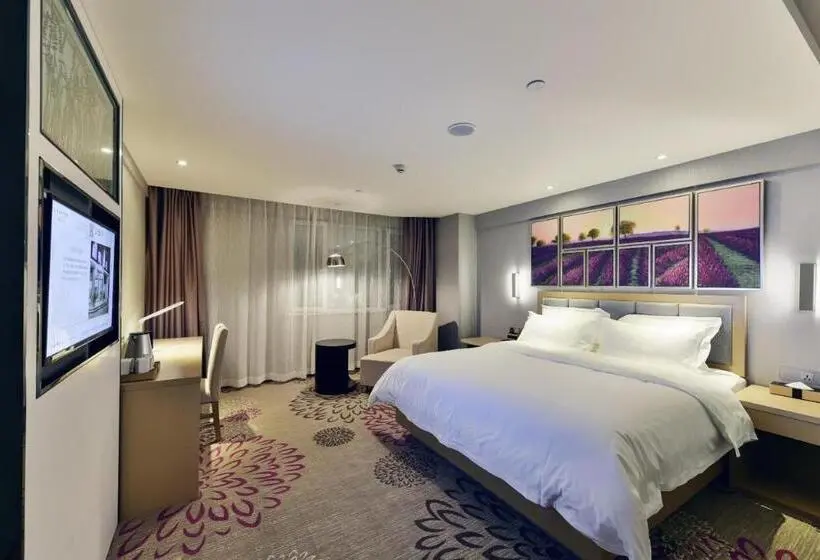 キングサイズベッドのデラックスルーム, Lavande Hotel Xining Haihu New District Wanda Plaza