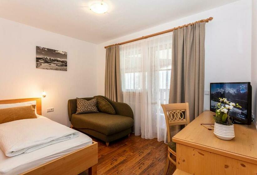 غرفة قياسية فردية مزودة بشُرفة, Berggasthof Hinterreit