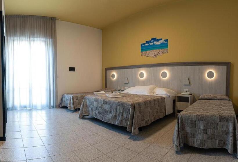 غرفة قياسية رباعية, Continental