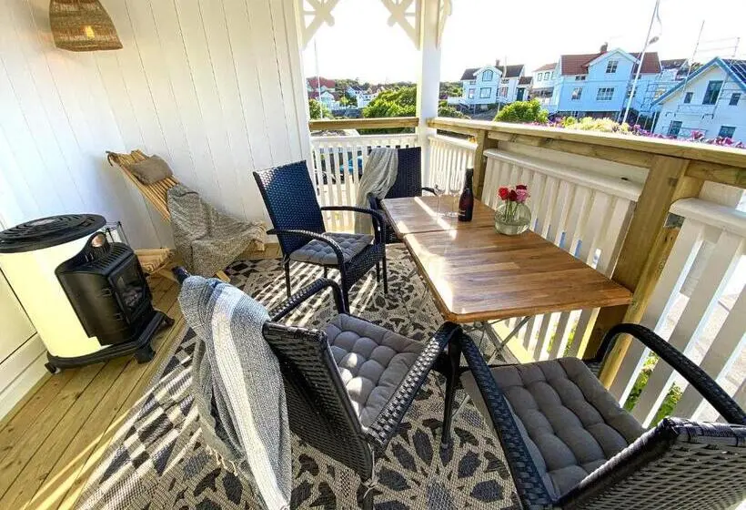 テラス付き1ベッドルームアパートメント, Skaftö Hotell Villa Lönndal, Grundsund