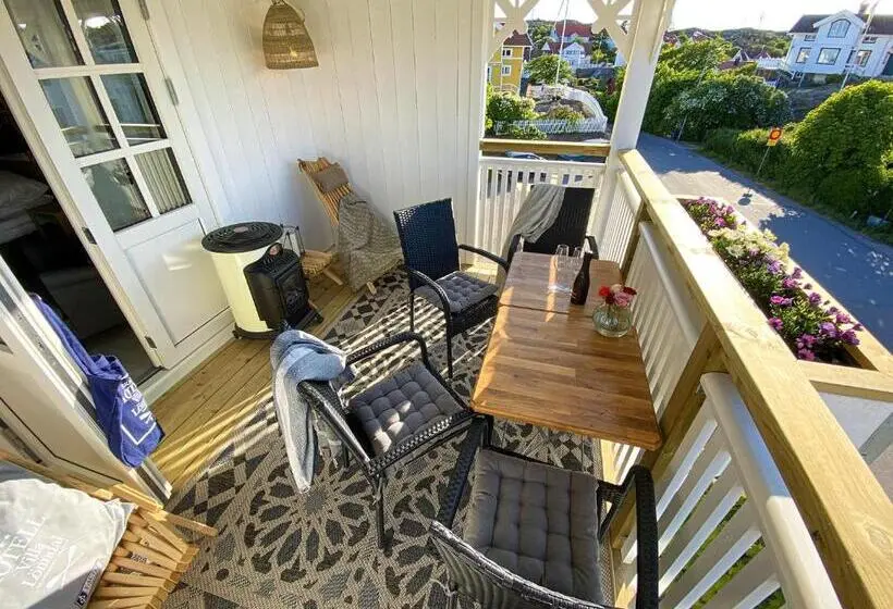 テラス付き1ベッドルームアパートメント, Skaftö Hotell Villa Lönndal, Grundsund