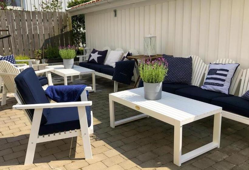 شقة غرفة واحدة مزودة بتراس, Skaftö Hotell Villa Lönndal, Grundsund