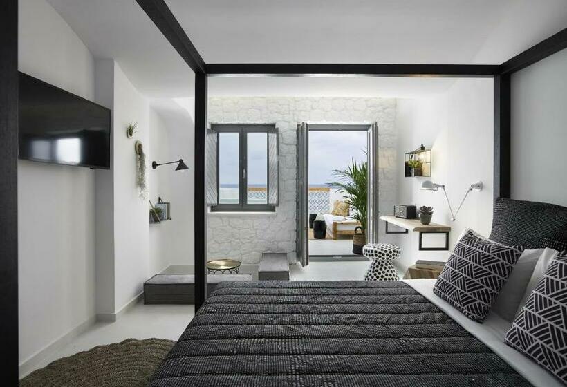 غرفة ديلوكس مطلّة علي البحر, Afroditi Venus Beach Resort