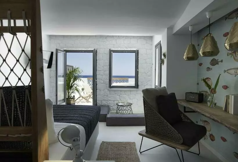 اتاق لوکس با چشم‌انداز دریا, Afroditi Venus Beach Resort