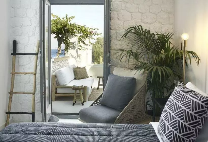 اتاق لوکس با چشم‌انداز دریا, Afroditi Venus Beach Resort