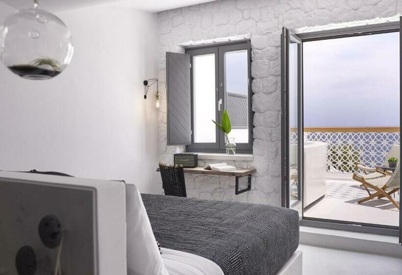 غرفة ديلوكس مطلّة علي البحر, Afroditi Venus Beach Resort