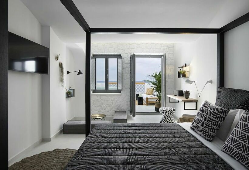 غرفة ديلوكس مطلّة علي البحر, Afroditi Venus Beach Resort