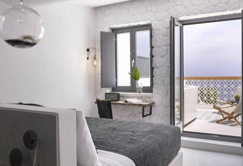 غرفة ديلوكس مطلّة علي البحر, Afroditi Venus Beach Resort