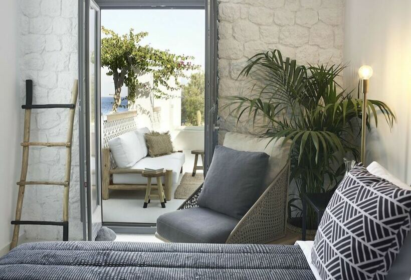 غرفة ديلوكس مطلّة علي البحر, Afroditi Venus Beach Resort