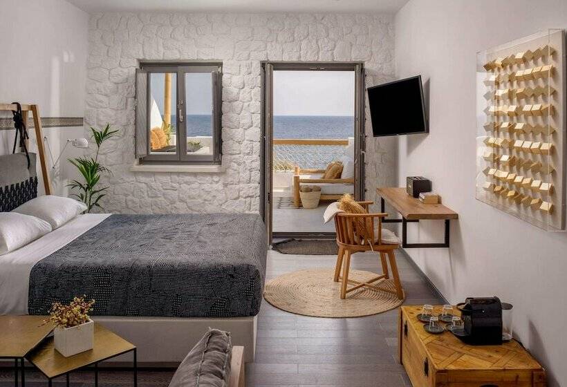 غرفة ديلوكس مطلّة علي البحر, Afroditi Venus Beach Resort