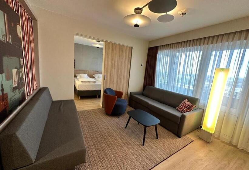 小型套房带阳台, Apartment Hotel Hamburg Mitte
