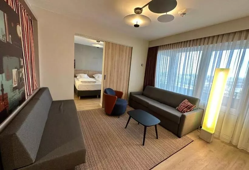 Juniorsviitti Parveke, Apartment Hotel Hamburg Mitte