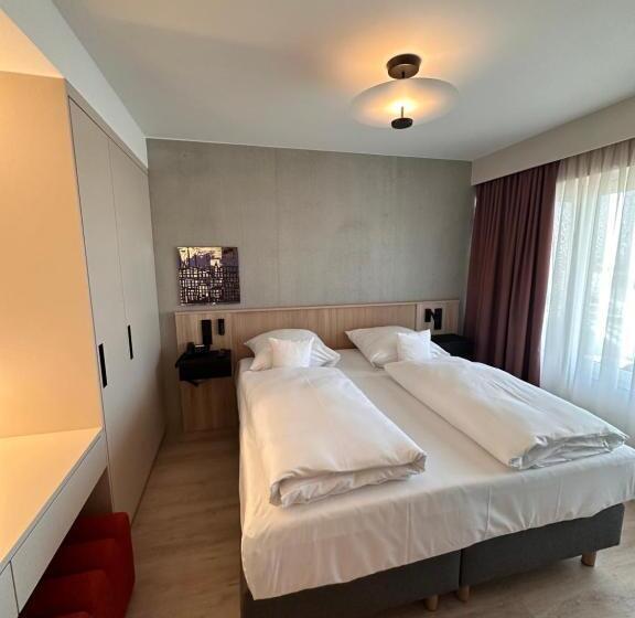 小型套房带阳台, Apartment Hotel Hamburg Mitte