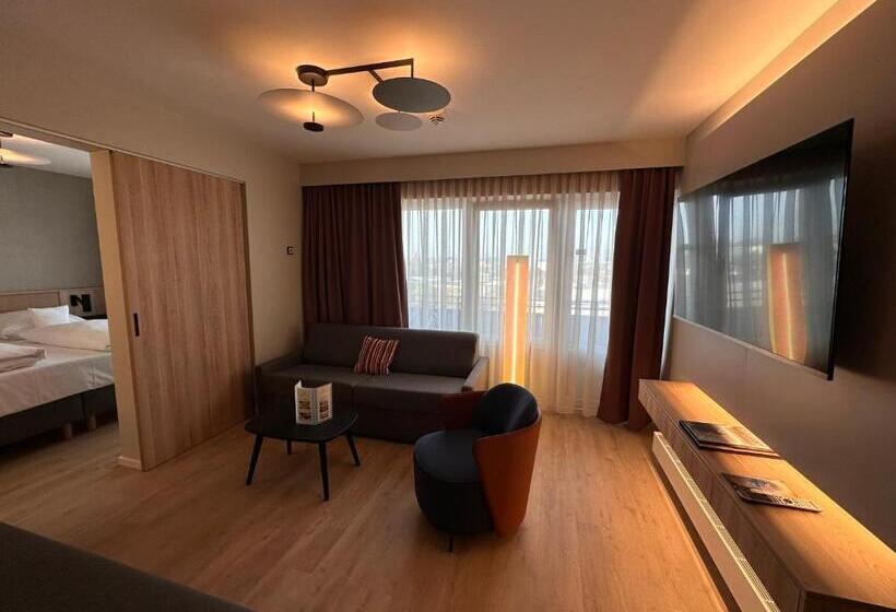 小型套房带阳台, Apartment Hotel Hamburg Mitte