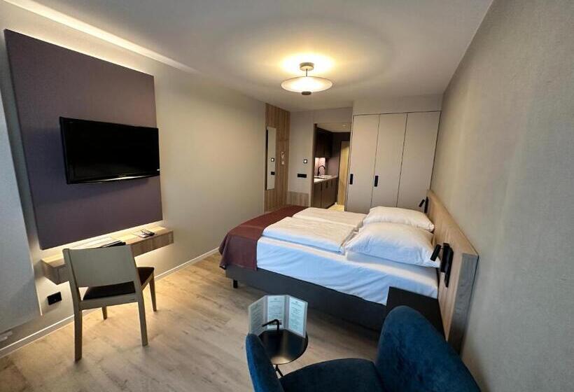 标准间带阳台, Apartment Hotel Hamburg Mitte