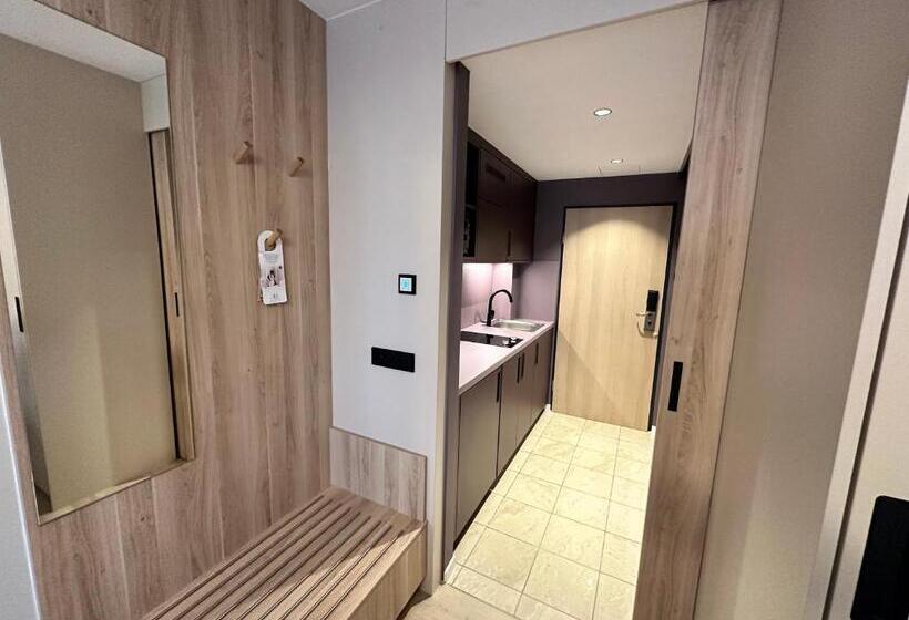 标准间带阳台, Apartment Hotel Hamburg Mitte