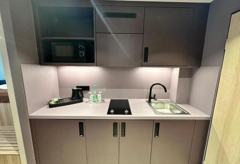 标准间带阳台, Apartment Hotel Hamburg Mitte