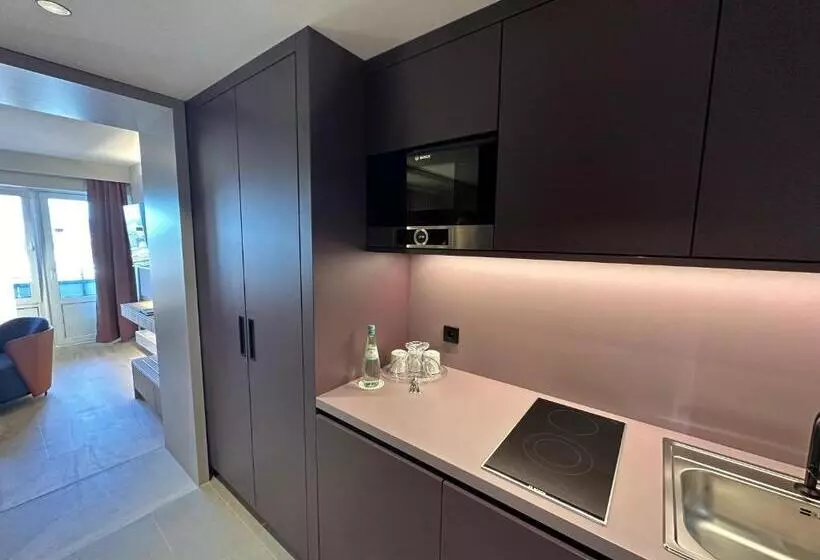 Deluxe-huone Parveke, Apartment Hotel Hamburg Mitte