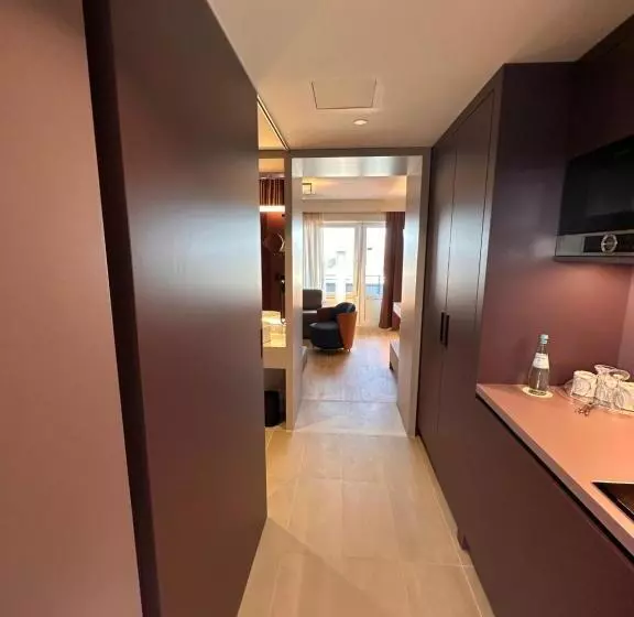 Deluxe-huone Parveke, Apartment Hotel Hamburg Mitte