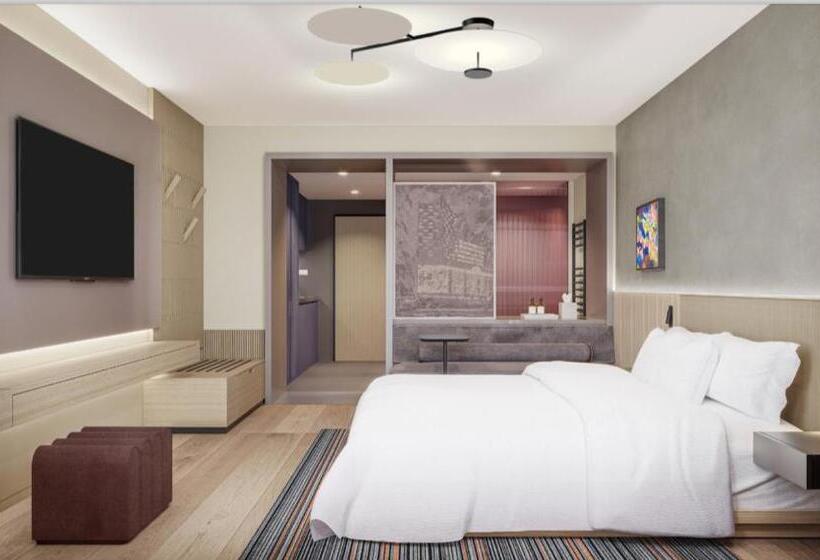 带阳台的豪华间, Apartment Hotel Hamburg Mitte