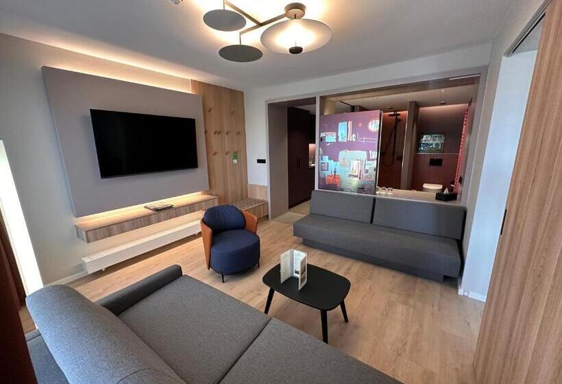 小型套房带阳台, Apartment Hotel Hamburg Mitte