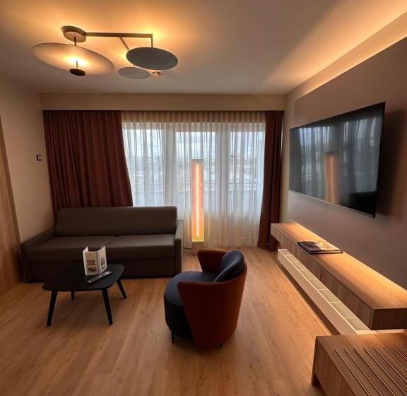 小型套房带阳台, Apartment Hotel Hamburg Mitte