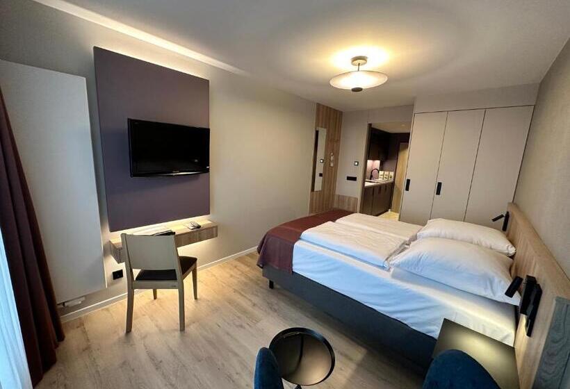 标准间带阳台, Apartment Hotel Hamburg Mitte