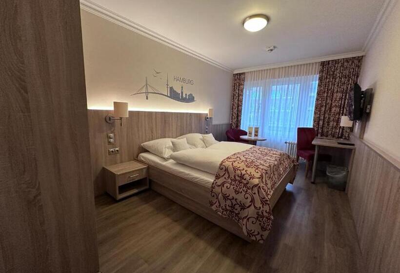 标准间带阳台, Apartment Hotel Hamburg Mitte