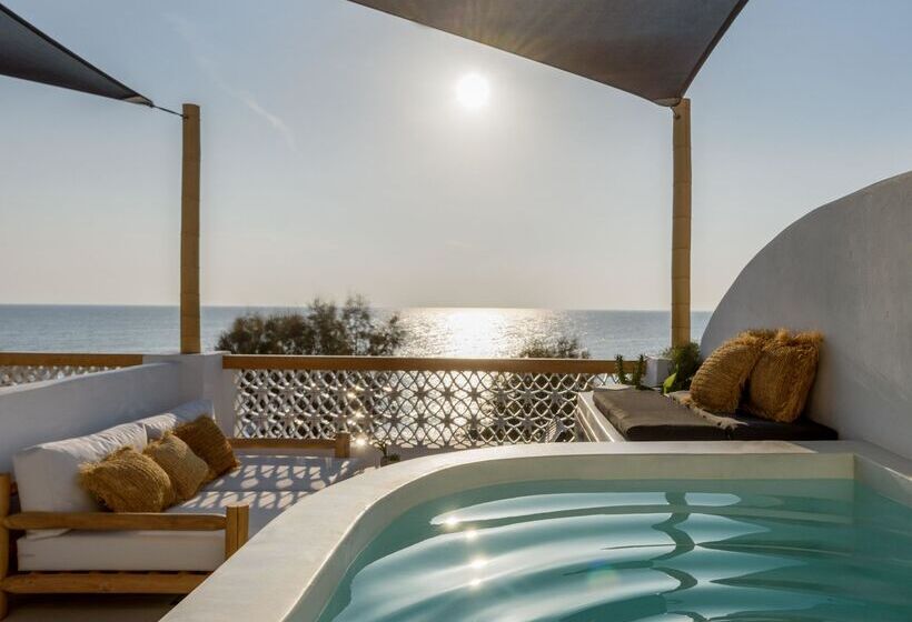 غرفة ديلوكس مطلّة علي البحر, Afroditi Venus Beach Resort