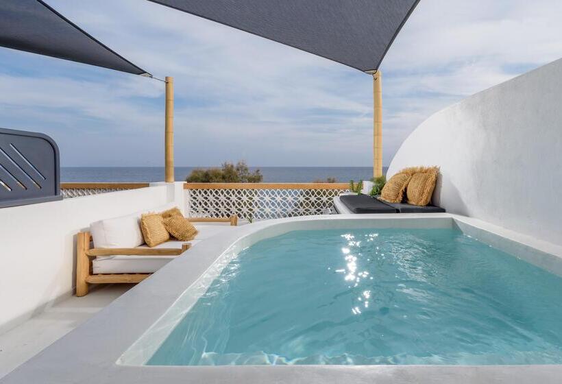 غرفة ديلوكس مطلّة علي البحر, Afroditi Venus Beach Resort