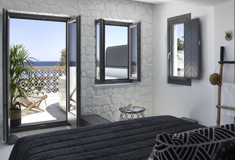 غرفة ديلوكس مطلّة علي البحر, Afroditi Venus Beach Resort