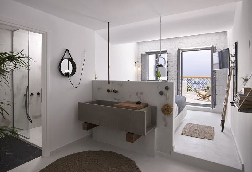 غرفة ديلوكس مطلّة علي البحر, Afroditi Venus Beach Resort