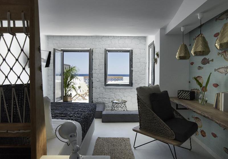 디럭스 룸 바다 전망, Afroditi Venus Beach Resort