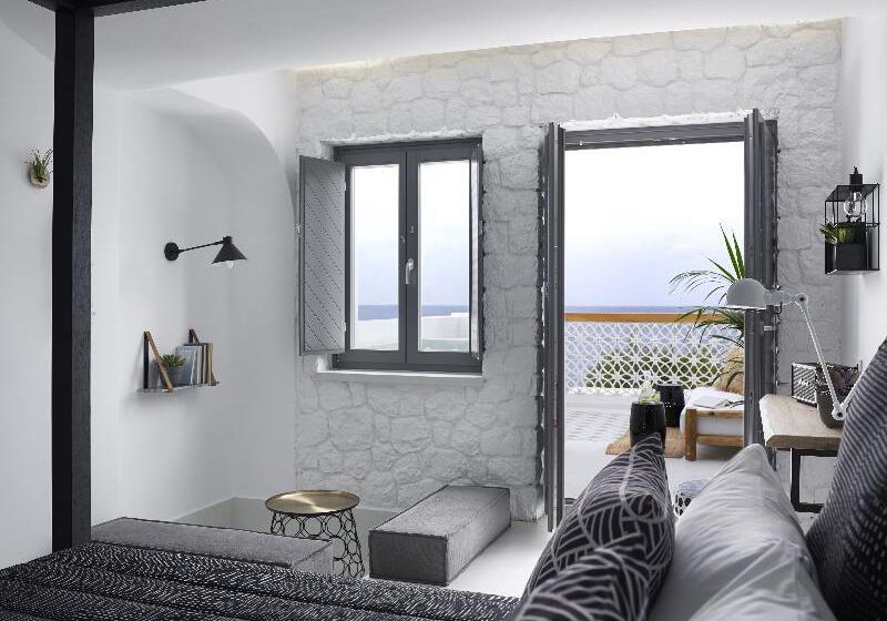 غرفة ديلوكس مطلّة علي البحر, Afroditi Venus Beach Resort