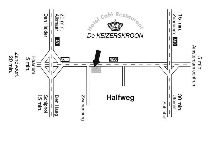 스탠다드 싱글 룸 공동욕실, De Keizerskroon Amsterdam Schiphol Halfweg