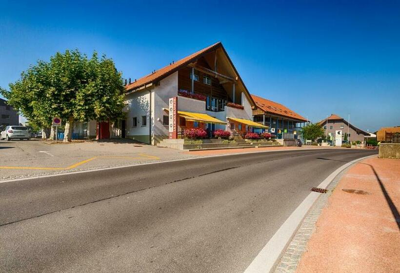 חדר סטנדרט יחיד, Hôtel La Croix Blanche