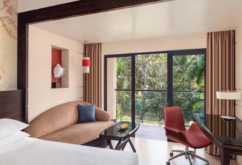キングサイズベッドのスタンダードルーム, Goa Marriott Resort & Spa