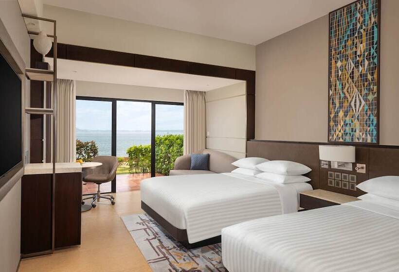 חדר סטנדרט שתי מיטות זוגיות, Goa Marriott Resort & Spa