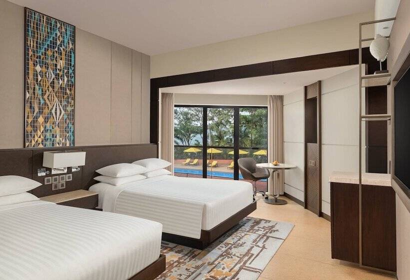 חדר סטנדרט שתי מיטות זוגיות, Goa Marriott Resort & Spa