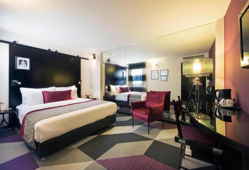 غرفة قياسية مزوَّدة بشُرفة, Cinema Hotel   An Atlas Boutique