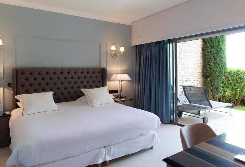 غرفة ديلوكس مزودة بتراس, Les Bories & Spa