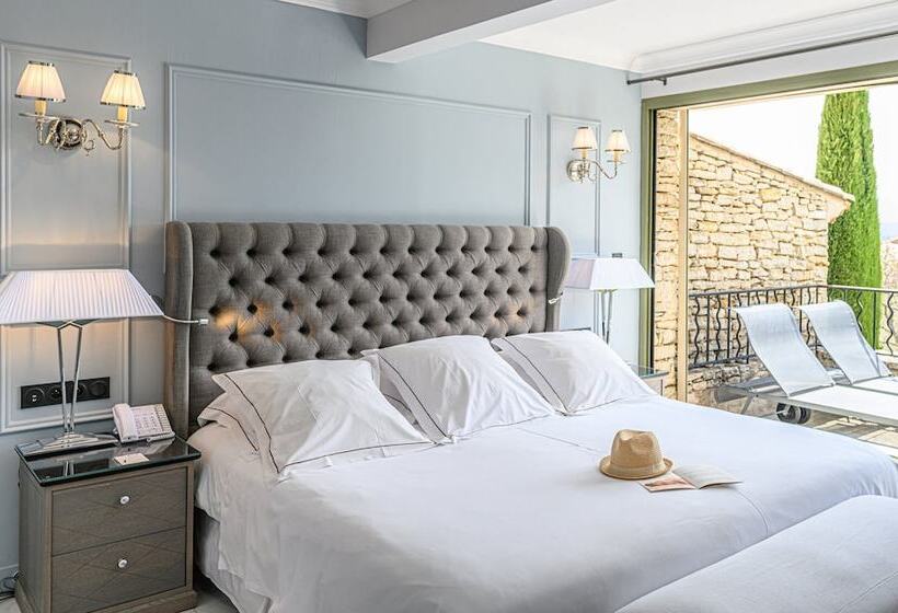 غرفة ديلوكس مزودة بتراس, Les Bories & Spa