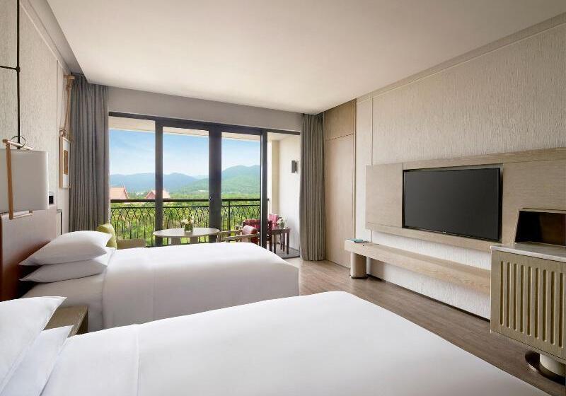 غرفة ديلوكس مطلّة علي الحديقة, Sanya Marriott Yalong Bay Resort & Spa