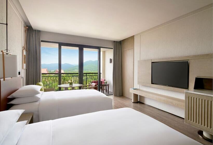 غرفة ديلوكس مطلّة علي الحديقة, Sanya Marriott Yalong Bay Resort & Spa