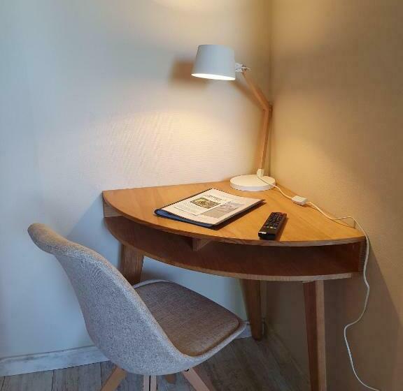 غرفة قياسية رباعية مطلة على الحديقة, Au Bon Vivant