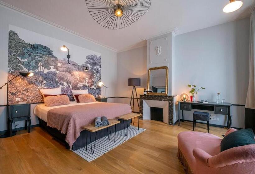 Номер Deluxe, Escale Rochelaise B&b, Spa Bain Nordique Et Sauna Tonneau