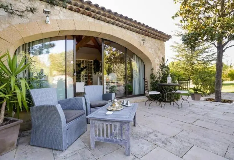 キングサイズベッドのスイートルーム, Mas Au Cœur De La Provence & Spa