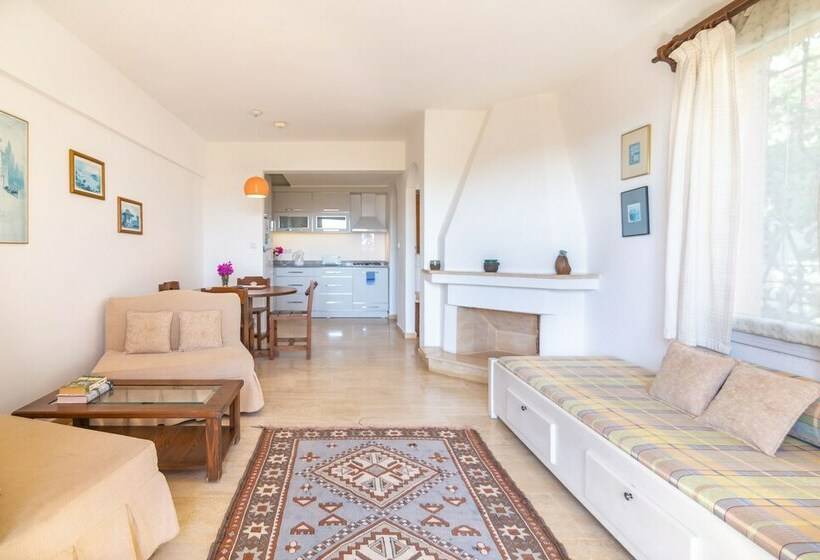 آپارتمان 1 خوابه با چشمانداز باغ, Korsan Apartments